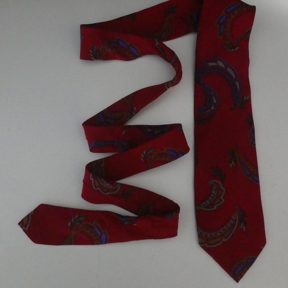 MOORE'S | 100% Silk | Necktie - Picture 4 of 5